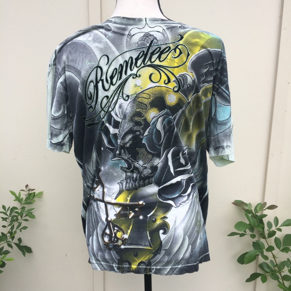 Remelee Sz M Skull T-Shirt Men
